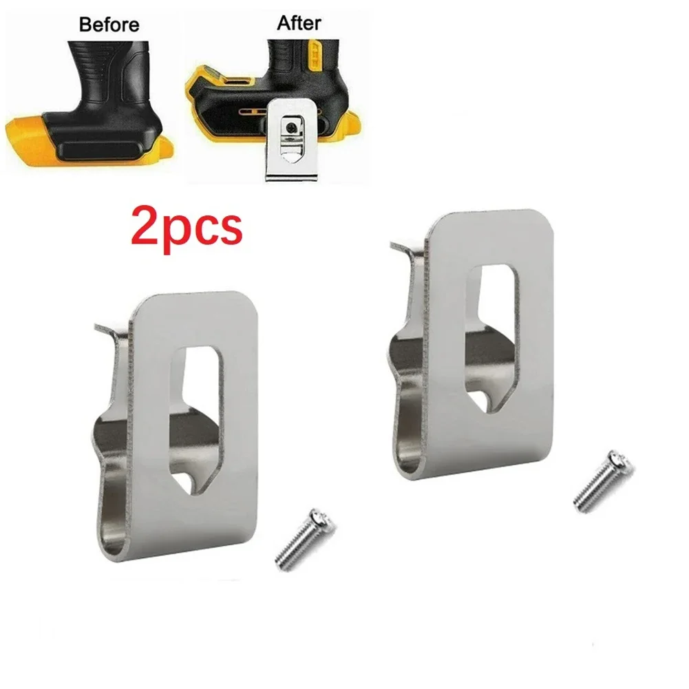Brushless Cordless Electric Drill 18V - 2pcs Electric Drill Belt Clip Hooks