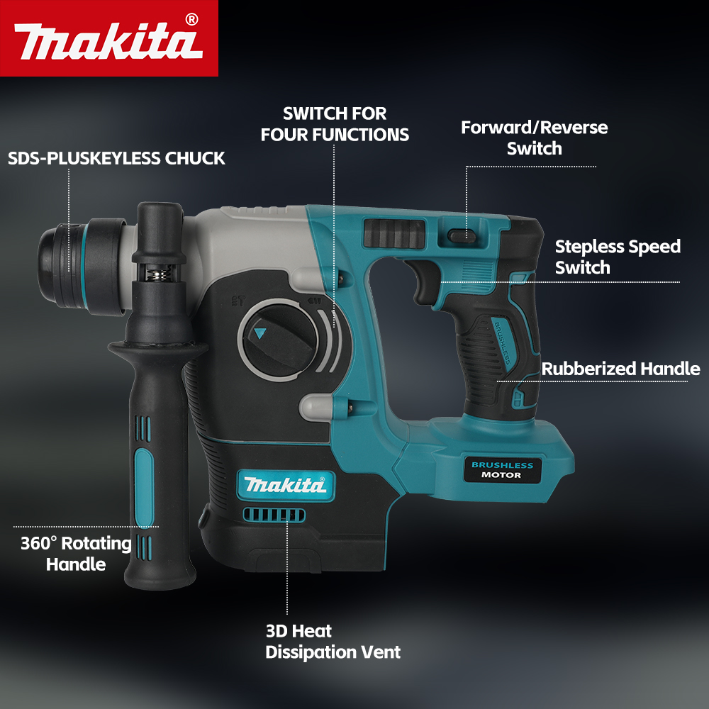 Makita DCH273 18V Brushless SD - огляд і ціна Brushless Cordless Electric Drill 18V
