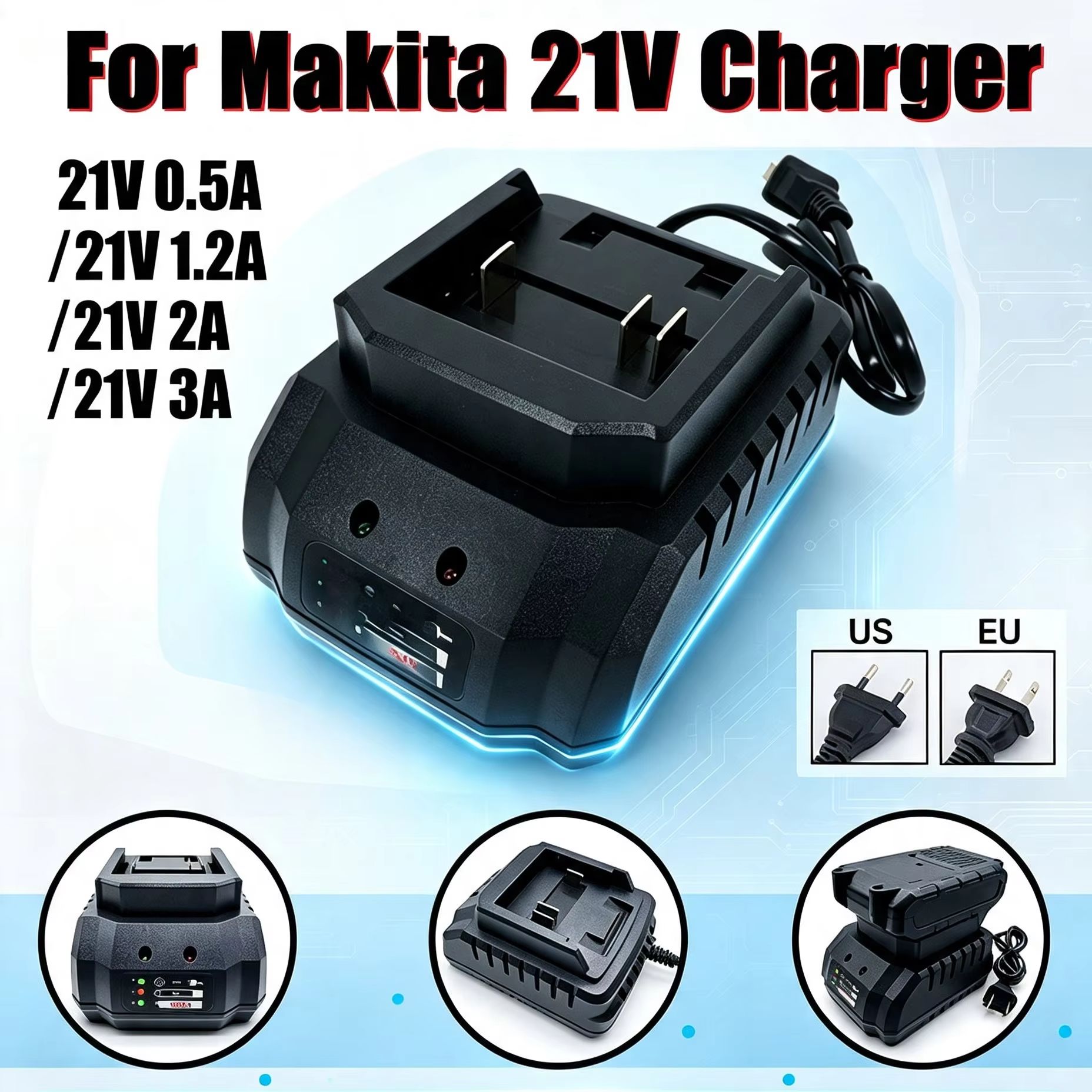 Battery Charger For Makita 18V - огляд і ціна Brushless Cordless Electric Drill 18V