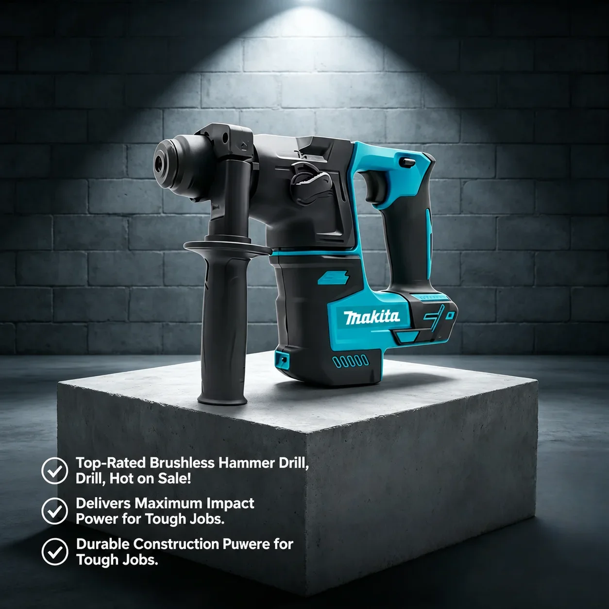 Makita HR140D Brushless Hammer - огляд і ціна Brushless Cordless Electric Drill 18V