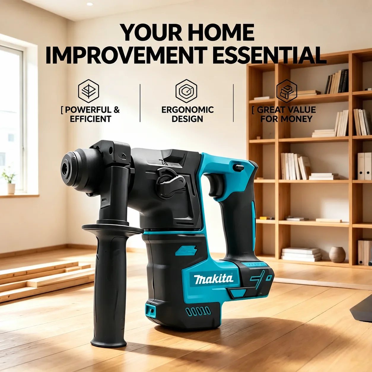 Makita HR140D Brushless Hammer - огляд і ціна Brushless Cordless Electric Drill 18V