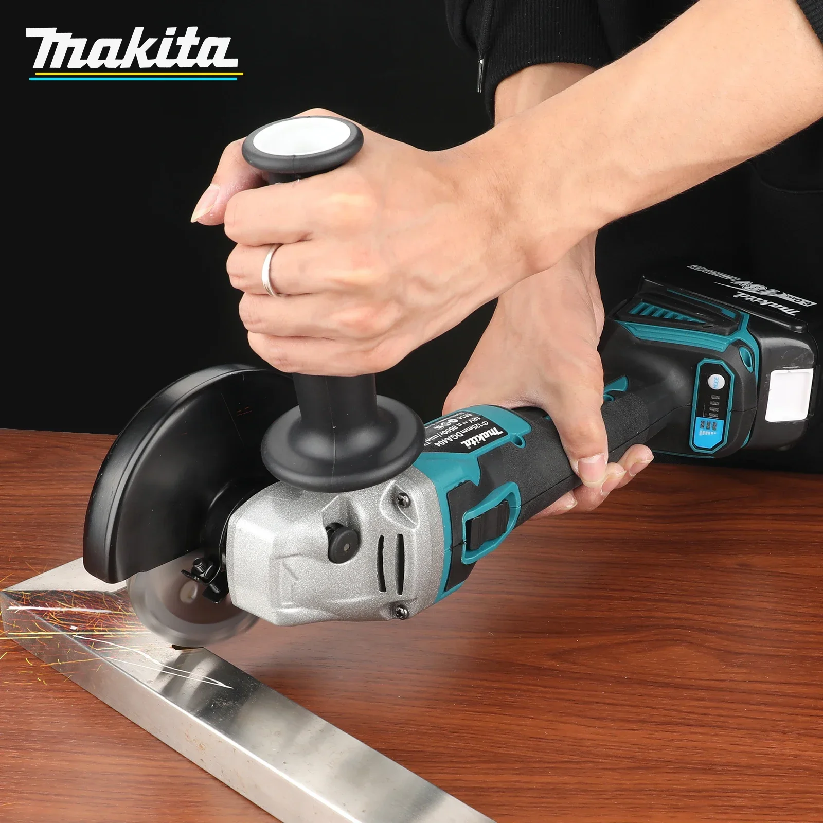 Makita battery DGA404 125mm An - огляд і ціна Brushless Angle Grinder Battery Powered